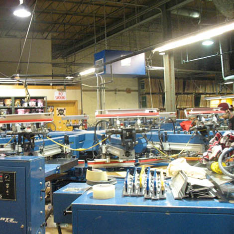 This is our shop.  Three M&R presses and some talented employees.